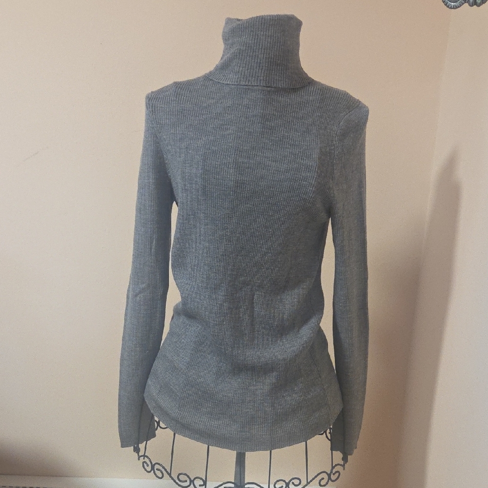 Moda International Wool Turtleneck Sweater Size M